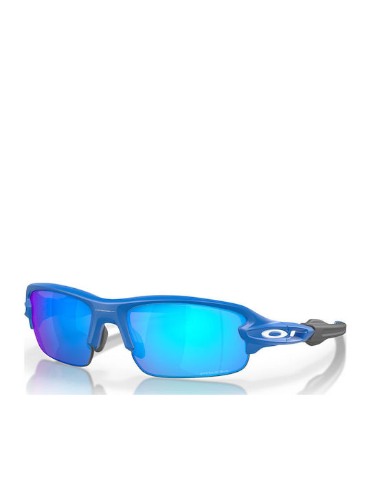 Oakley Flak Xxs Sportliche Kinder-Sonnenbrillen mit Spiegel-Gläser Blau