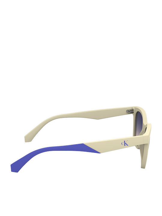 Calvin Klein Παιδικά Γυαλιά Ηλίου Μπεζ CKJ24303S 100