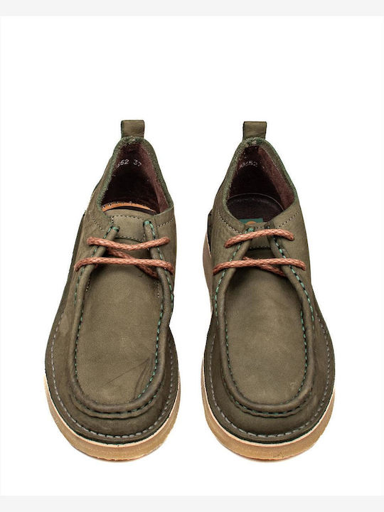Women's Moccasins in Khaki Color