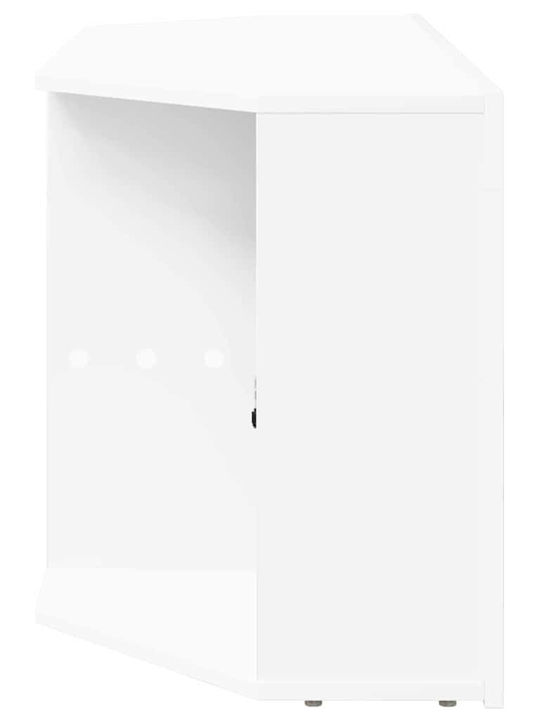 TV-Ständer mit LED-Beleuchtung Weiß M100xT40xH50cm