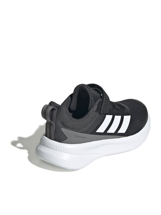 Fortarun Fortarun 4.0 Kids Sports Shoes Running with Hoop & Loop Closure Black