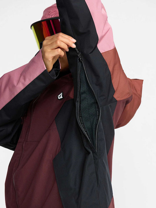 Volcom Agate H0452608-OXB Γυναικείο Μπουφάν για Σκι & Snowboard Πολύχρωμο
