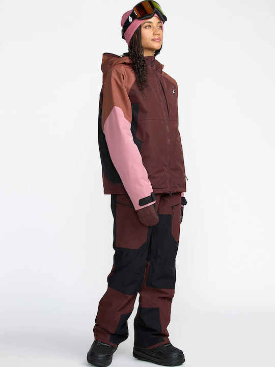 Volcom Agate H0452608-OXB Γυναικείο Μπουφάν για Σκι & Snowboard Πολύχρωμο
