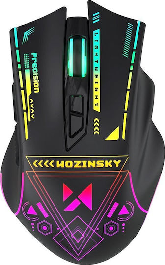 Wozinsky WMGB-7200 Wireless RGB Gaming Mouse 3200 DPI Black