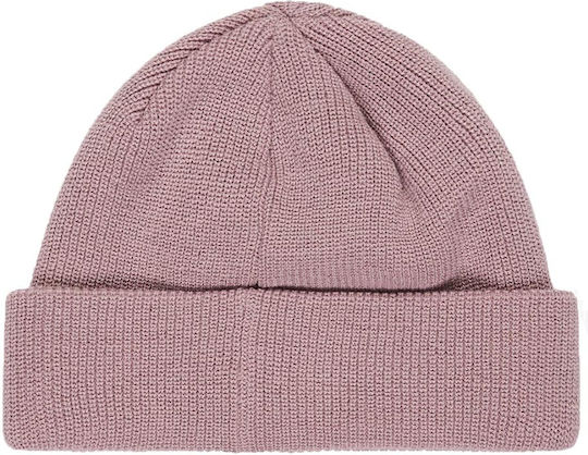 Folker Beanie Beanie with Rib Knit in Purple color