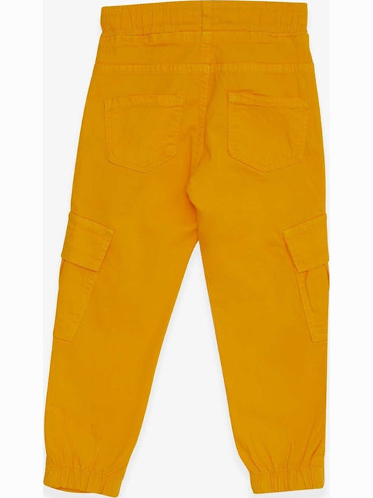 Детски Панталон Деним жълт