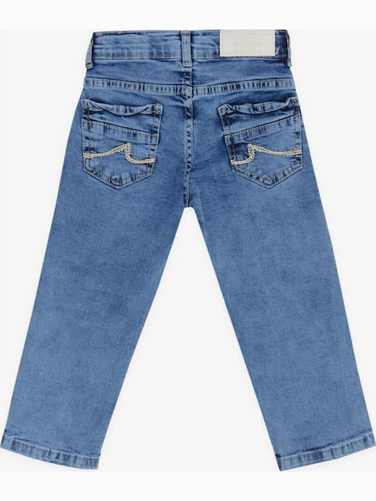 Kinder Schlaghose Jeans Blau