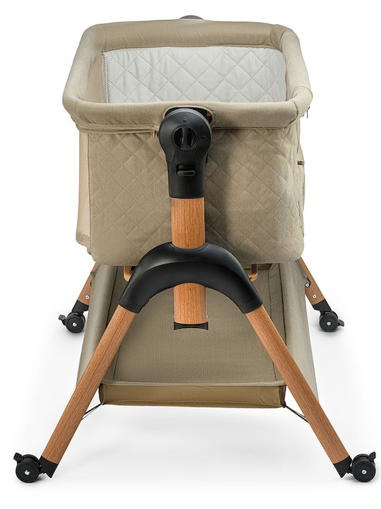 ONINO Cradle-Park with Mattress and Wheels Brown