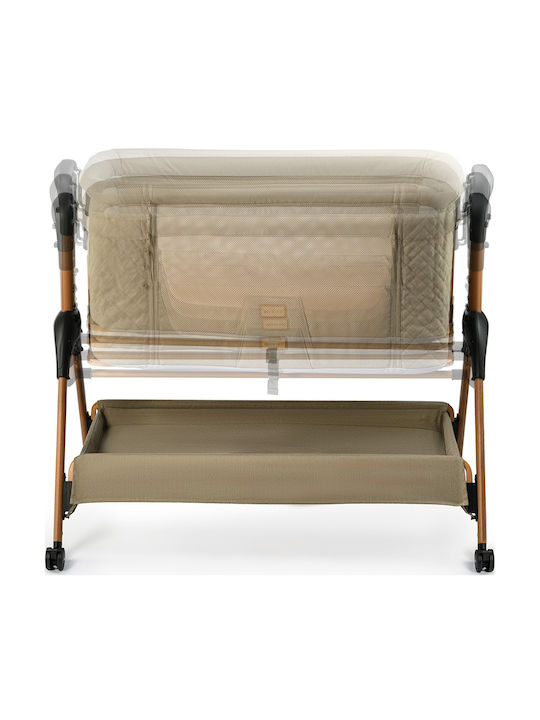 ONINO Cradle-Park with Mattress and Wheels Brown