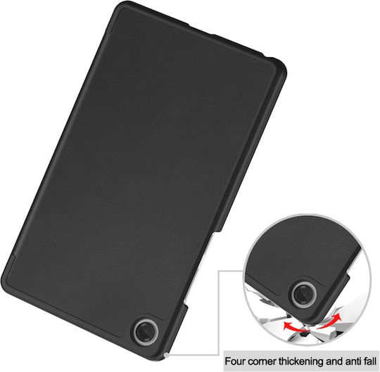 Flip Cover Rezistentă Negra (Lenovo Tab One 8.7)