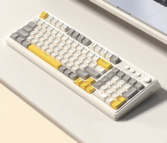 Aula S99 Wireless Gaming Keyboard with RGB lighting (English US) Phantom Gray