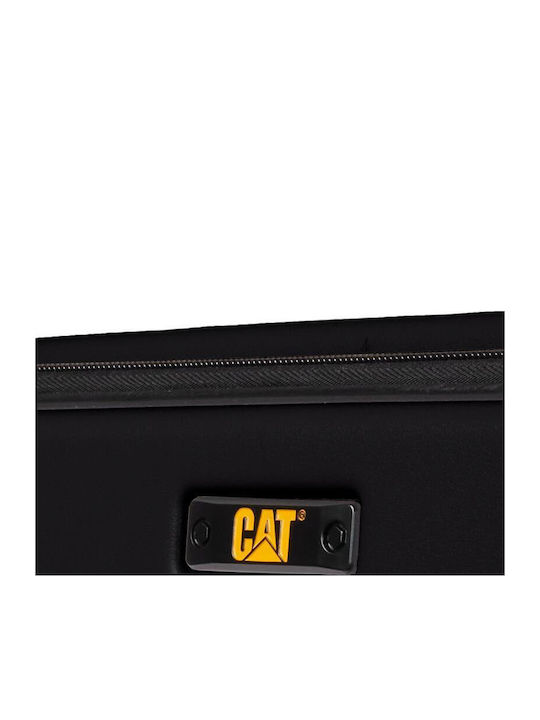 CAT Nexus Large Hard Black Suitcase With 4 Wheels Height 81cm
