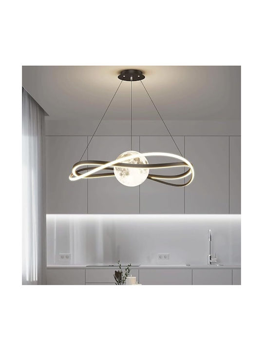 Lightplanet Pendant Light Black LED with Natural White Light