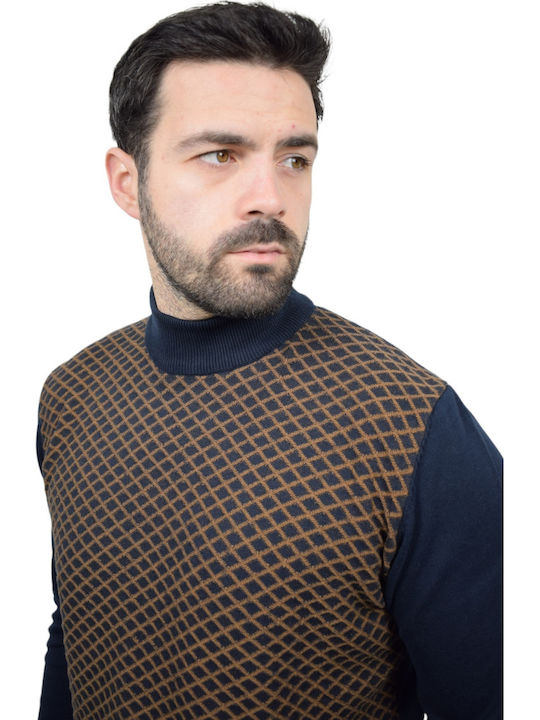 Langarm-Pullover Marineblau