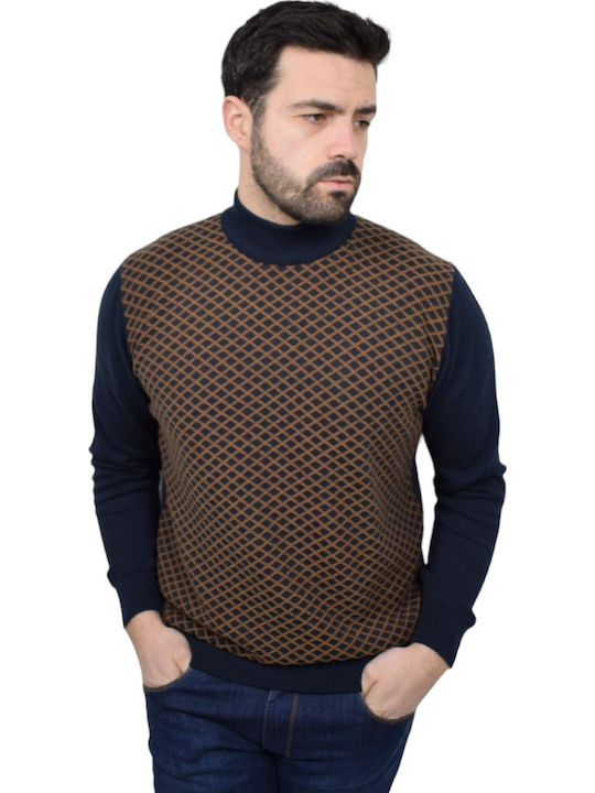 Langarm-Pullover Marineblau
