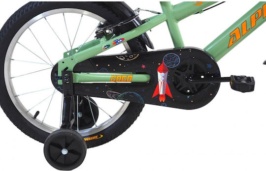 Alpina Gogo 14" Kids Bicycle BMX Green