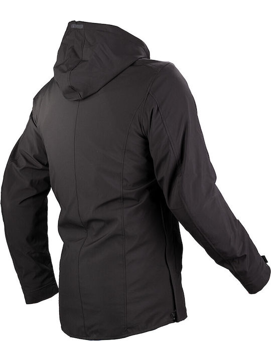 Nordcode Metropolis Evo Oversize Χειμερινό Ανδρικό Μπουφάν Μηχανής Softshell Αδιάβροχο Μαύρο