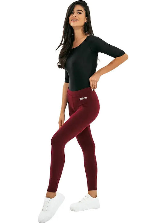 Women's Long Training Legging Bordeaux