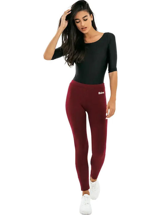Women's Long Training Legging Bordeaux