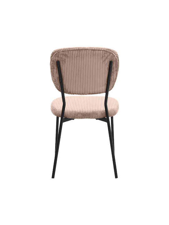 Kevin Stühle Speisesaal Mocha - Black 1Stück 48x51x87cm