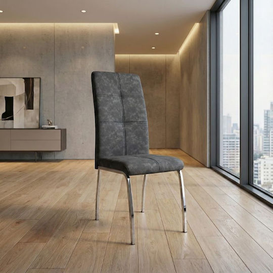Alma Scaune Sala de mese Gri 1buc 42x53x97buc