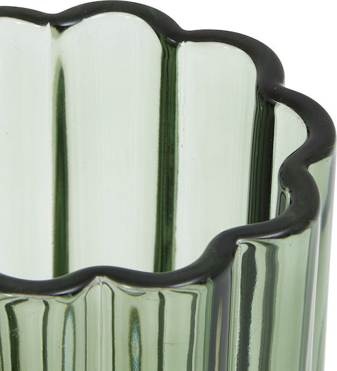 5Five F-five Florea Glass Cup Holder Green