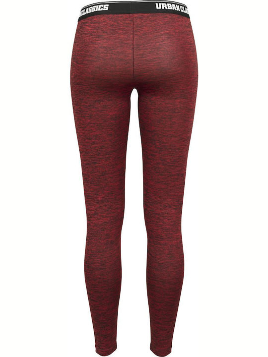 Women's Long Training Legging Burgundy