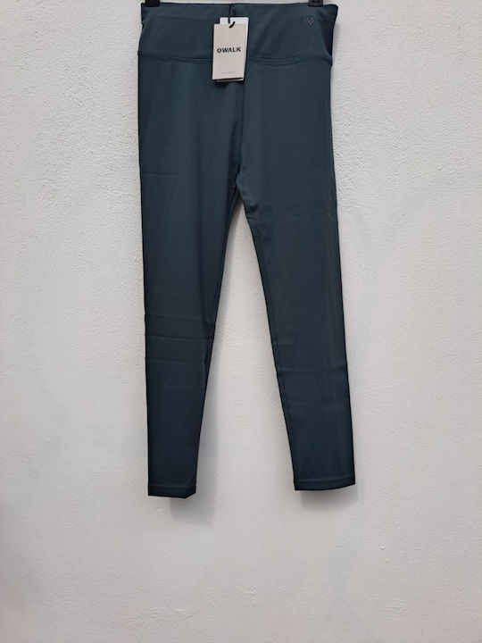 Training Women's Cropped Firming Leggings Dark Green