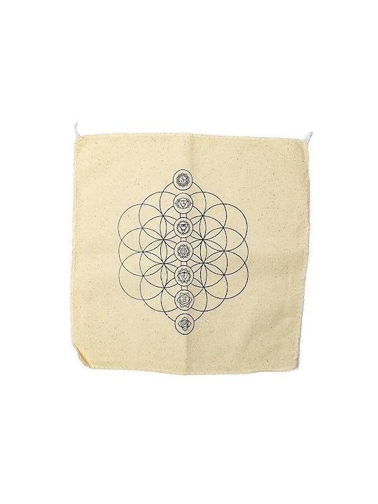 Crystal Grid Ημιπολύτιμους Λίθους Στα Χρώματα Επτά Chakra