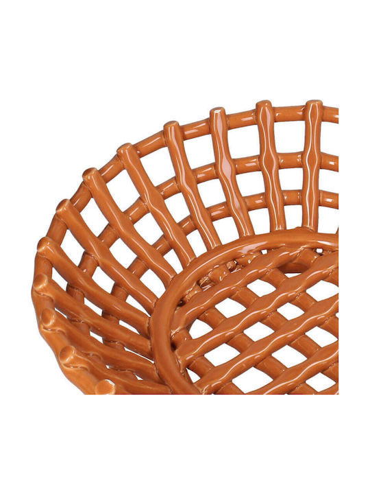 Selected by Pragmatic Плодова кошница Керамично Кафяв 30x30x9бр