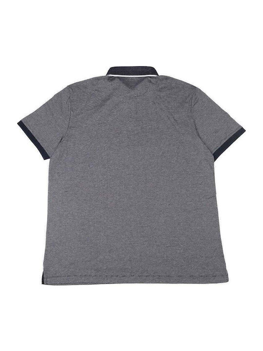 Polo Kurzarmbluse Schwarz