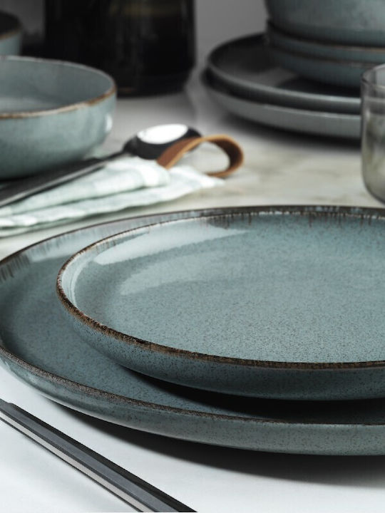 Kutahya Porselen Mood Blue Porcelain Dinnerware Set 20pcs