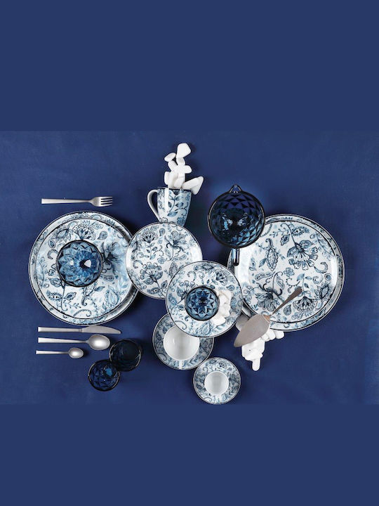 Cryspo Trio Mediterraneo Geschirrset aus Porzellan Blue 20Stück
