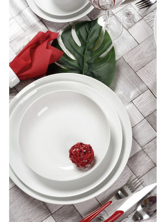 Cryspo Trio White Dream White Porcelain Dinnerware Set 25.462.40 20pcs