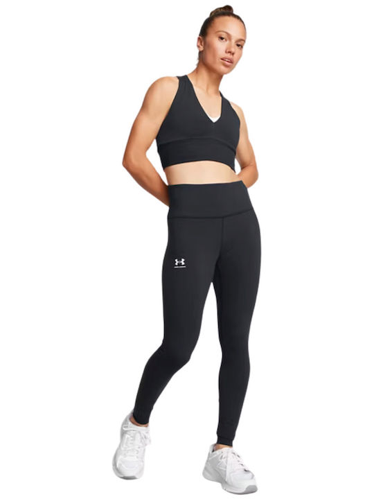 Schulung Frauen Lang Leggings Hochgeschnitten Schwarz