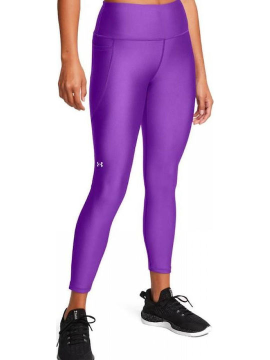 Training Women's Cropped Firming High Waist Purple Leggings