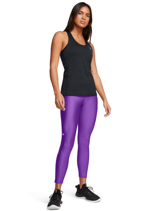 Training Women's Cropped Firming High Waist Purple Leggings
