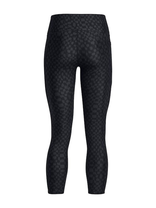 Training Damen Gekürzte Leggings Für Formendefinition Schwarz