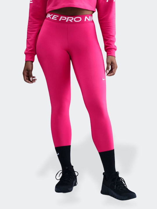 Dri-Fit Mid-rise Schulung Frauen Lang Leggings Rush Pink / White