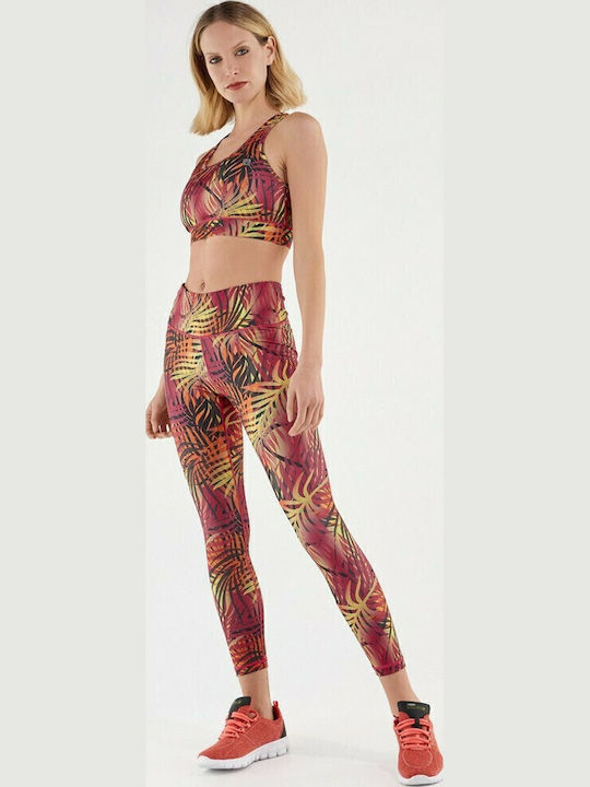 De zi cu zi Colanti de femei Cropped Colanti Roșu