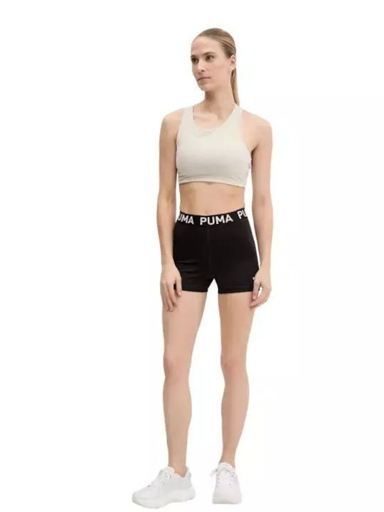 Strong Schulung Frauen Kurze Hosen Leggings Hochgeschnitten Black