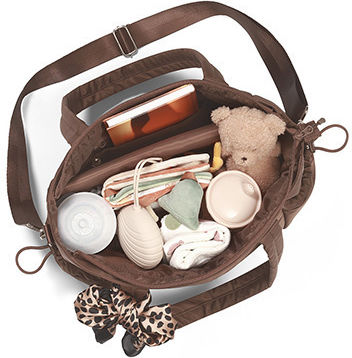 Babyono Babyono Diaper Bag Shoulder Bag Cami Brown