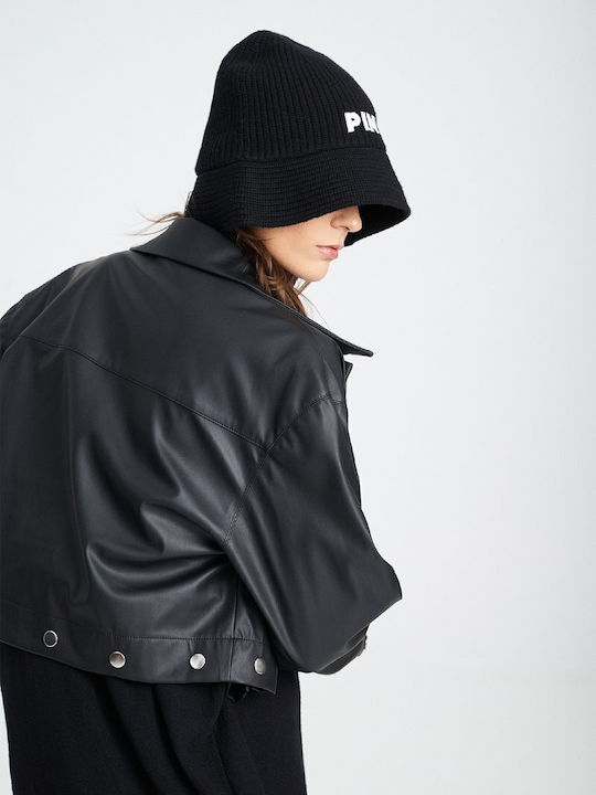 Zoya Jacket made of Leatherette Black