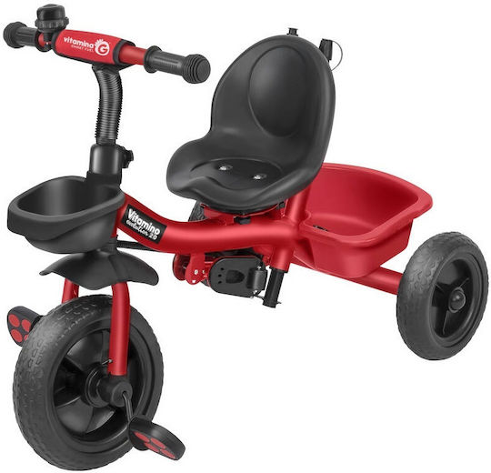 Vitamina G Vitamina G Kinderdreirad Wandelbar mit Elterngriff 5 in 1 für 10 Monate Rot