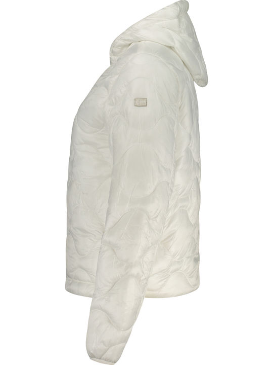 Women's Short Lifestyle Jacket for Winter White