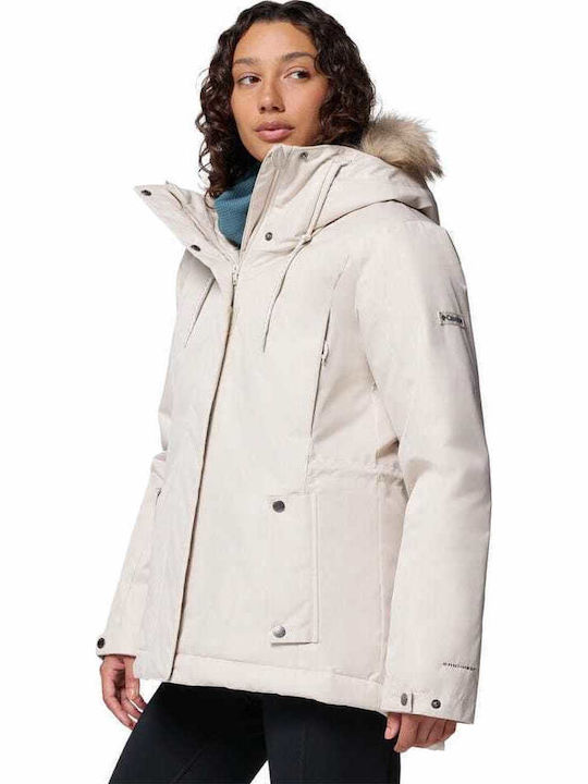 Mountain Iii Insulated Women's Long Lifestyle Jacket Waterproof for Winter Gray