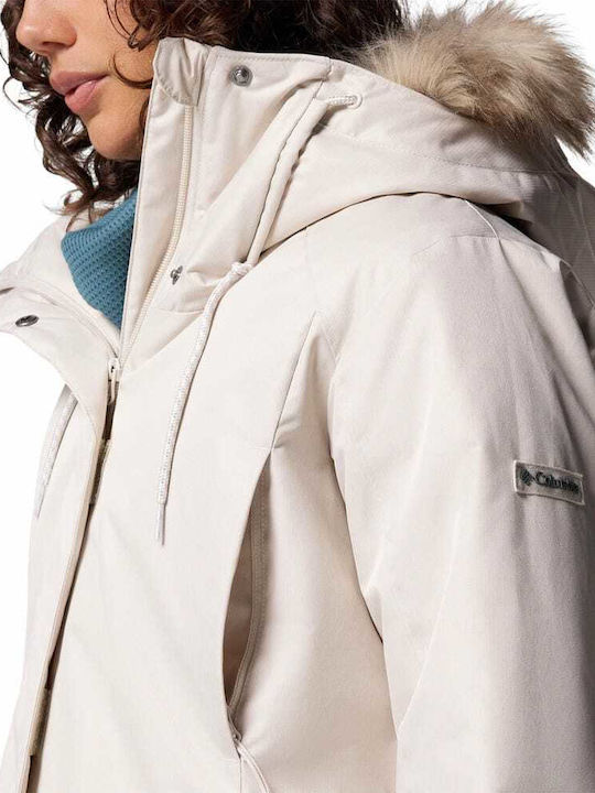 Mountain Iii Insulated Women's Long Lifestyle Jacket Waterproof for Winter Gray