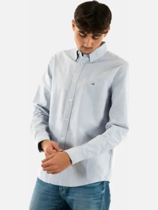 Tommy Hilfiger Bumbac Cămașă Sky Blue