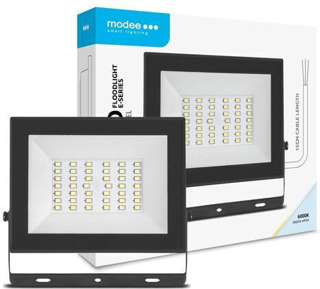 Modee Lighting Waterproof LED Floodlight 30W Cold White 6000K IP65