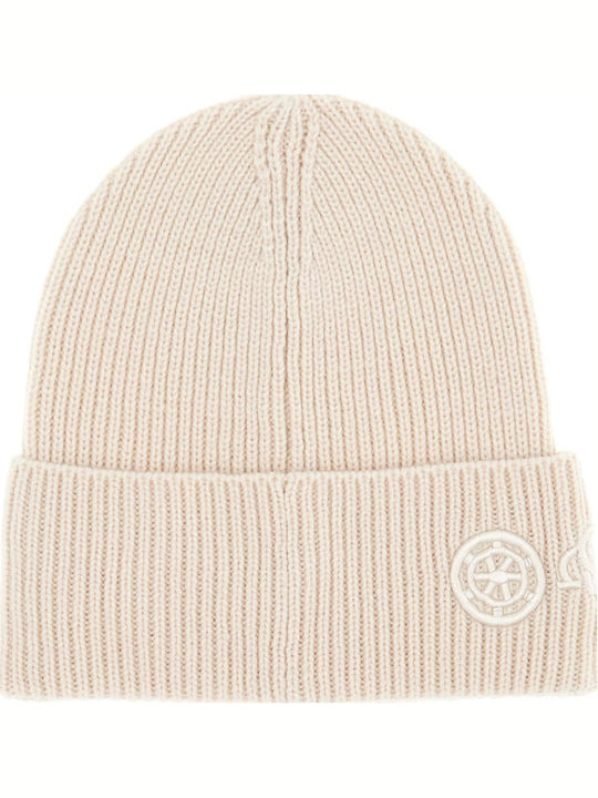 Beanie Beanie Knitted in Beige color